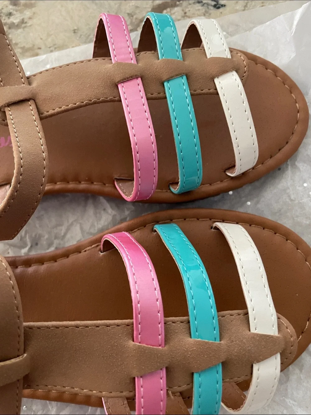 2 Girls Sandals. Size 3
